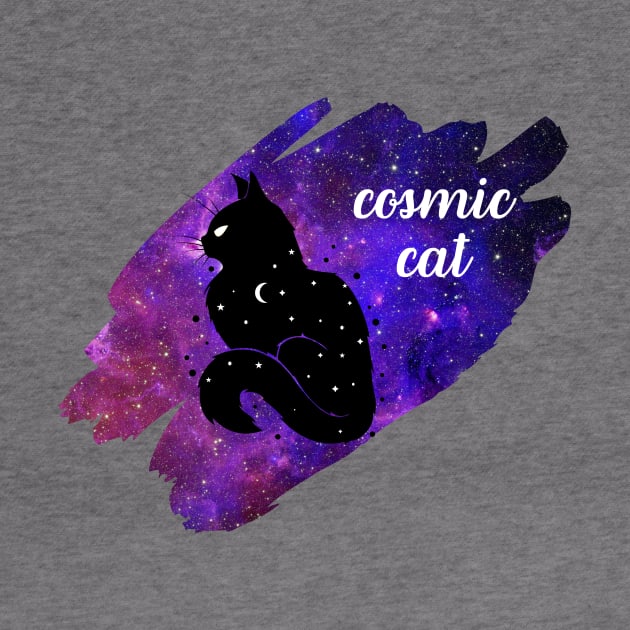 Cosmic Cat Cool Design for Cat and Astronomy Lovers by nathalieaynie